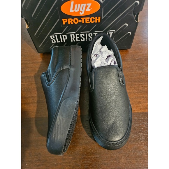 Lugz Pro-Tech CLIPPER SR Kitchen Work Safety Shoes Black Womans Size 9.5 - Picture 2 of 7